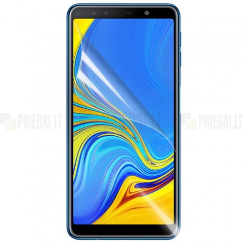 Samsung Galaxy A7 (2018) ekrāna aizsargplēve - dzidra