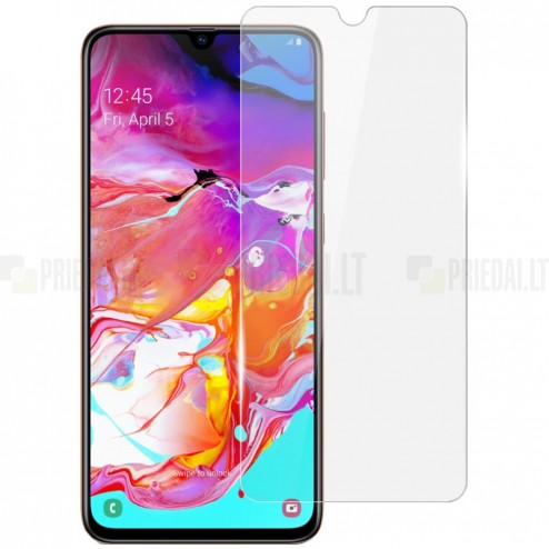 Samsung Galaxy A70 (A705F) dzidra ekrāna aizsargplēve (pilnīgi aizsedzama)