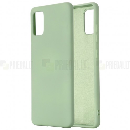Samsung Galaxy A71 (5G) Shell cieta silikona (TPU) piparmētru apvalks