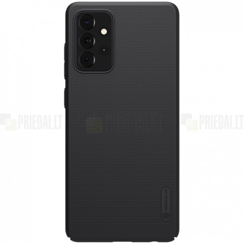 Samsung Galaxy A72 5G (A726B) „Nillkin“ Frosted Shield melns apvalks