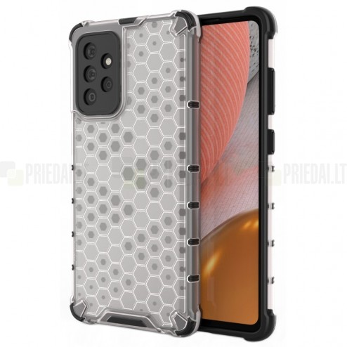 Honeycomb pastiprinātas aizsardzības dzidrs Samsung Galaxy A72 (A726B, A725F) apvalks
