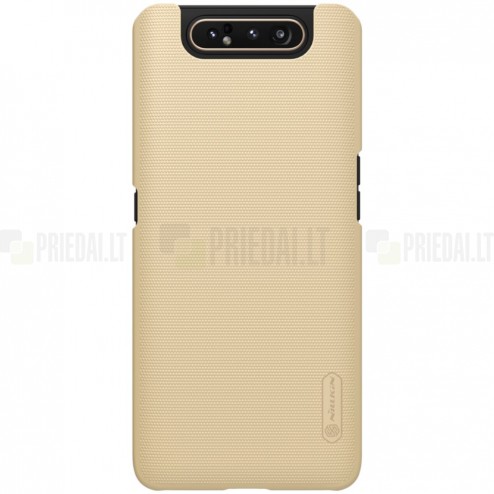 Samsung Galaxy A80 (A805F) Nillkin Frosted Shield zelta plastmasas apvalks