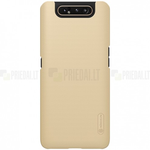 Samsung Galaxy A80 (A805F) Nillkin Frosted Shield zelta plastmasas apvalks
