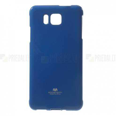 Samsung Galaxy Alpha G850 Mercury tumši zils cieta silikona (TPU) futrālis