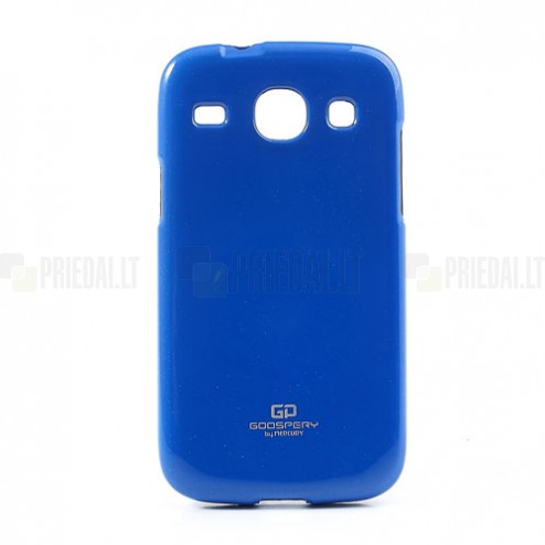 Samsung Galaxy Core Mercury tumši zils cieta silikona (TPU) futrālis