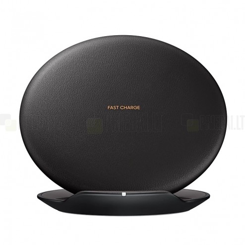 Origināls Samsung Fast Wireless Charging melns bezvadu lādētājs (EP-PG950, Qi standarts)