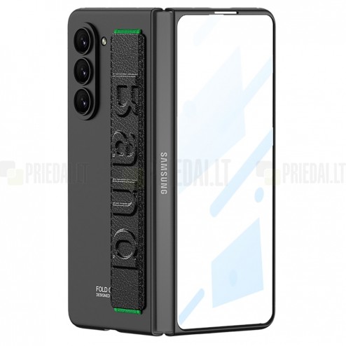 Samsung Galaxy Fold5 5G (SM-F946B) GKK Band Glass melns plastika apvalks