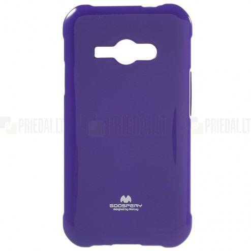 Samsung Galaxy J1 Ace (J110) Mercury violeta cieta silikona (TPU) apvalks