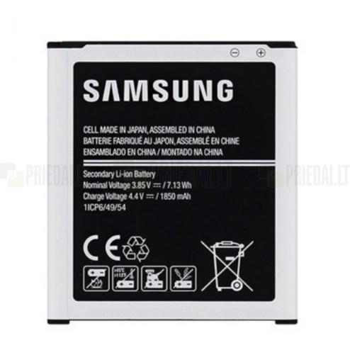 Samsung Galaxy J1 akumulators (EB-BJ100CBE, 1850 mAh, vidējais, originals)
