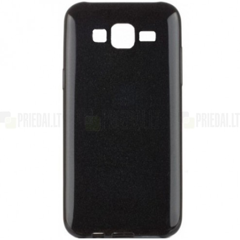 Samsung Galaxy J5 (J500) melns cieta silikona futrālis