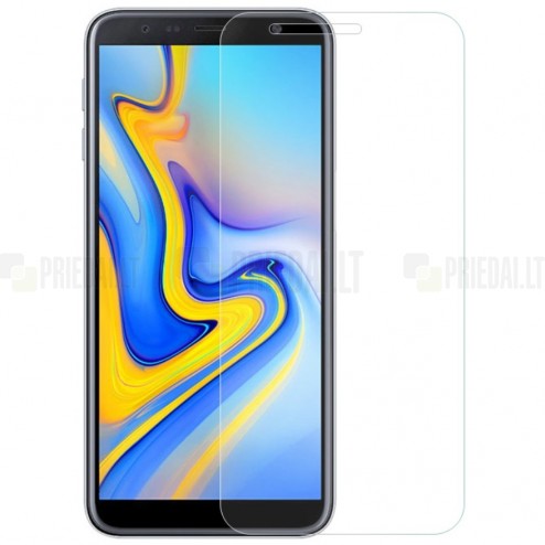  Samsung Galaxy J6+ 2018 (J610) dzidrs ekrāna aizsargstikls (Tempered Glass)