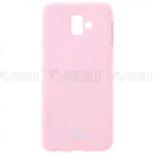 Samsung Galaxy J6+ 2018 (J610) Mercury gaiši rozs cieta silikona (TPU) apvalks
