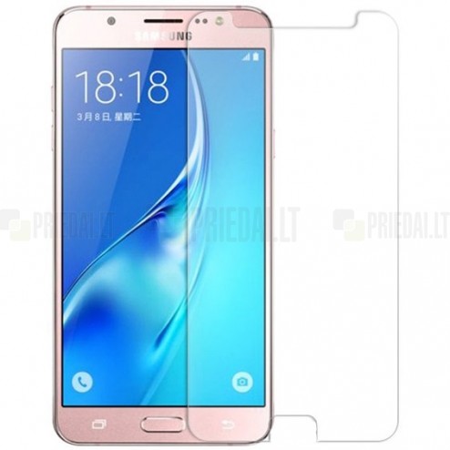 Samsung Galaxy J7 2016 (J710) dzidrs ekrāna aizsargstikls (Tempered Glass)