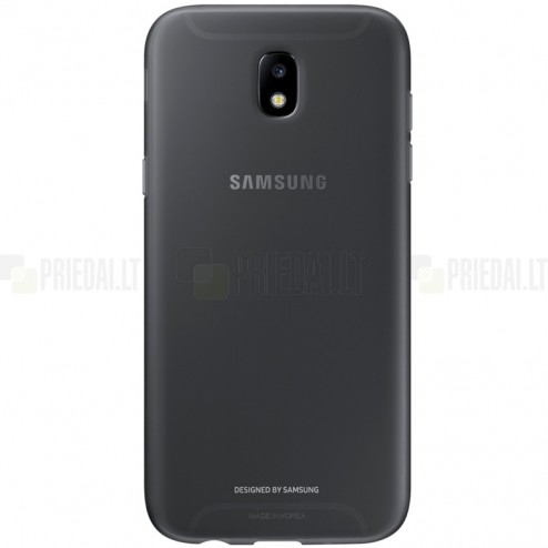 Samsung Galaxy J7 2017 (J730) cieta silikona (TPU) melns apvalks