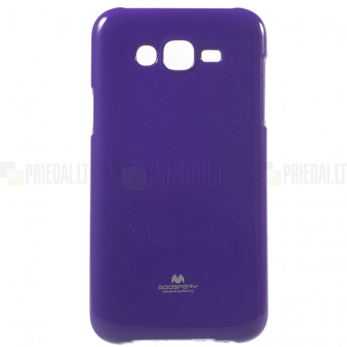 Samsung Galaxy J7 (J700) Mercury violeta cieta silikona (TPU) apvalks