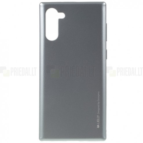 Samsung Galaxy Note 10 (N970F) Mercury pelēks cieta silikona (TPU) apvalks