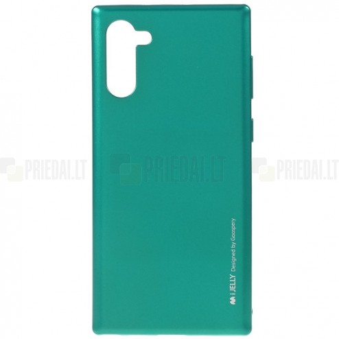 Samsung Galaxy Note 10 (N970F) Mercury zaļš cieta silikona (TPU) apvalks