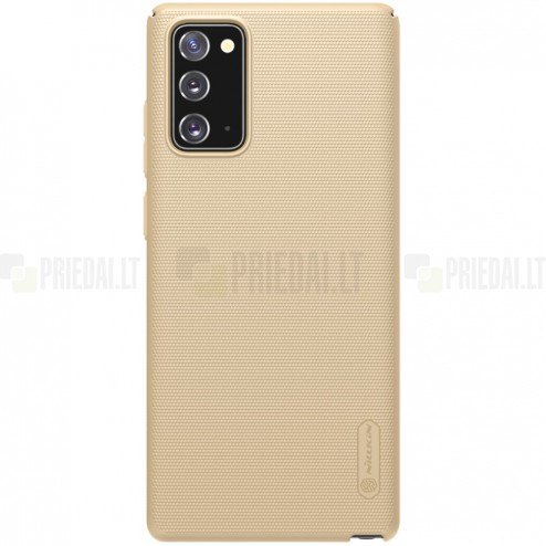 Samsung Galaxy Note 20 (N980F) Nillkin Frosted Shield zelta plastmasas futrālis