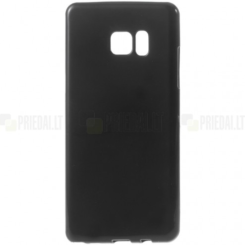 Samsung Galaxy Note 7 (N930) cieta silikona (TPU) melns apvalks