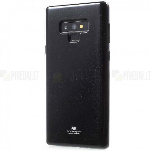 Samsung Galaxy Note 9 (N960F) Mercury melns cieta silikona (TPU) apvalks