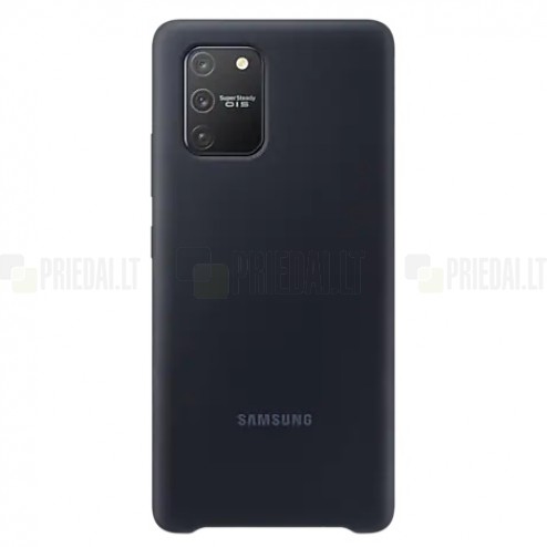 Samsung Galaxy S10 Lite (G970) „Samsung“ Silicone Cover cieta silikona TPU melns apvalks