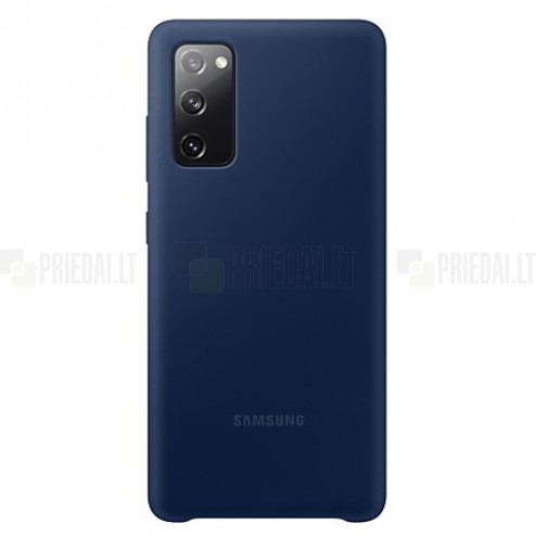 Samsung Galaxy S20 FE (Fan Edition) „Samsung“ Silicone Cover cieta silikona TPU zils apvalks