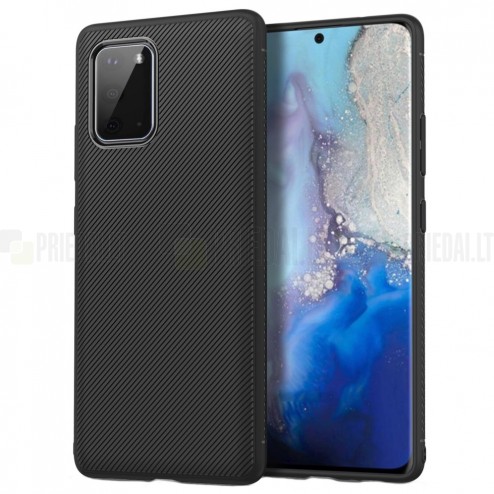 Samsung Galaxy S20 (G980) cieta silikona (TPU) melns apvalks