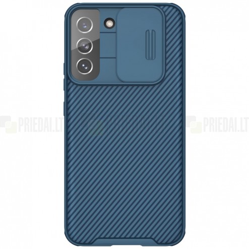 Samsung Galaxy S22 5G (SM-S901X) „Nillkin“ CamShield Pro zils apvalks