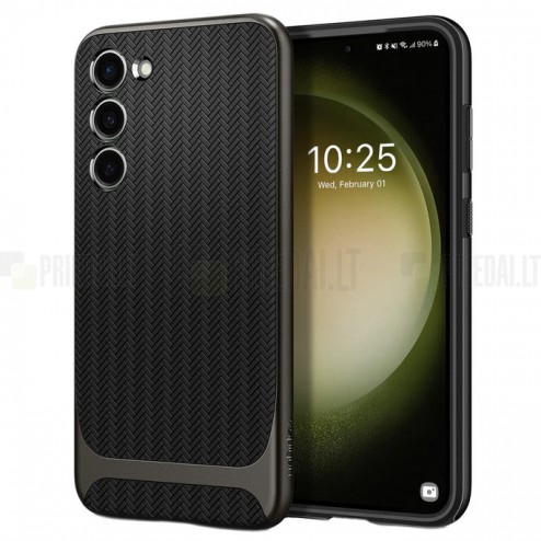 „Spigen“ Neo Hybrid pastiprinātas aizsardzības melns Samsung Galaxy S23 (SM-S911) apvalks