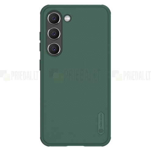 Samsung Galaxy S23+ (SM-S916) „Nillkin“ Frosted Shield Pro zaļš vāciņš, apvalks