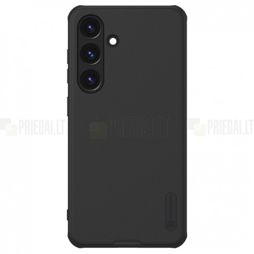 Samsung Galaxy S24+ (SM-S926) „Nillkin“ Frosted Shield Pro melns vāciņš, apvalks