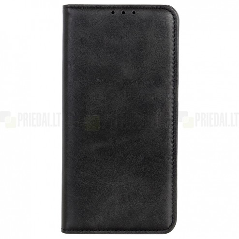 Samsung Galaxy S24 Ultra (SM-S928) „Split“ sērijas melns atvērams maciņš, maks