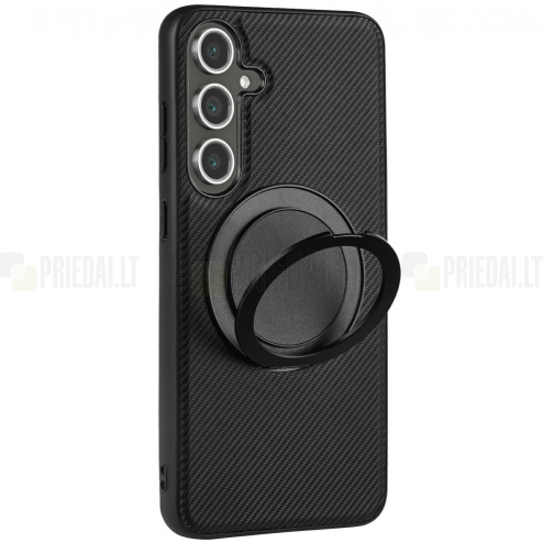 Google Pixel 4A „Kickstand“ pastiprinātas aizsardzības melns apvalks