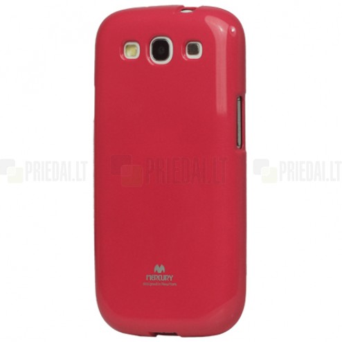 Samsung Galaxy S3 i9300 Mercury tumši rozs cieta silikona (TPU) futrālis