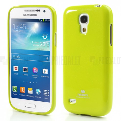 Samsung Galaxy S4 mini Mercury zaļš cieta silikona (TPU) futrālis