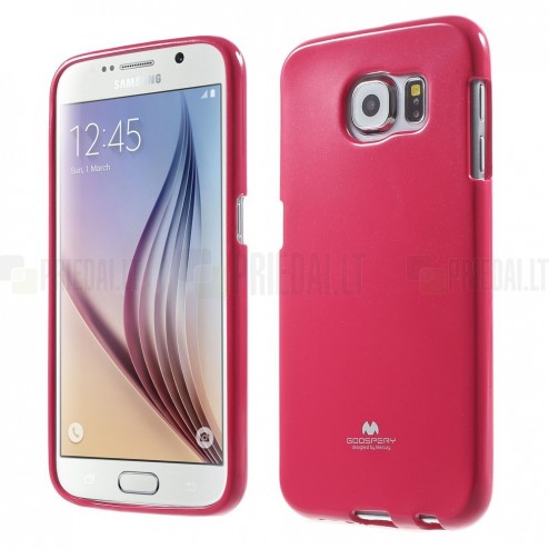 Samsung Galaxy S6 (G920) Mercury tumši rozs cieta silikona (TPU) apvalks