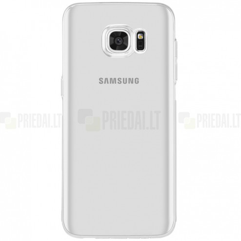 Samsung Galaxy S7 Edge (G935) dzidrs (caurspīdīgs) cieta silikona TPU pasaulē planākais apvalks