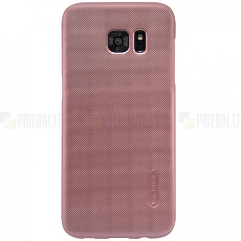 Samsung Galaxy S7 Edge (G935) Nillkin Frosted Shield rozs plastmasas apvalks + ekrāna aizsargplēve