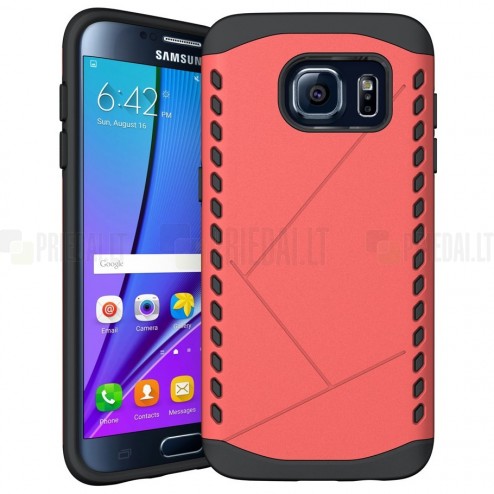 Samsung Galaxy S7 edge G935 pastiprinātas aizsardzības sarkans apvalks