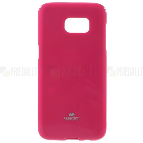 Samsung Galaxy S7 Edge (G935) Mercury tumši rozs cieta silikona (TPU) apvalks