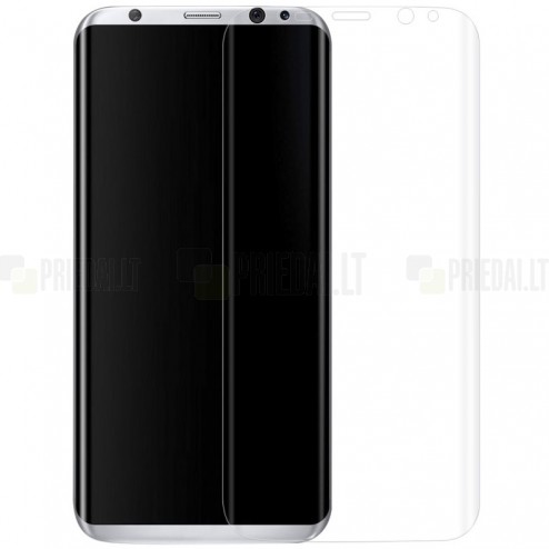 Samsung Galaxy S8 (G950) dzidra ekrāna aizsargplēve (pilnīgi aizsedzama)
