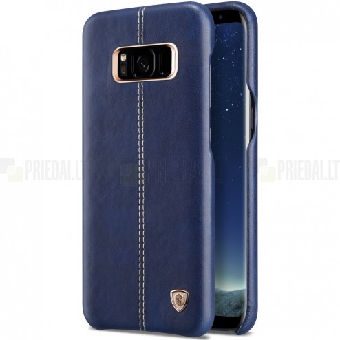 Samsung Galaxy S8 (G950) Plus „Nillkin“ Englon zils ādas apvalks