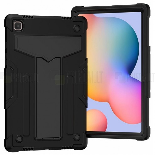 Samsung Galaxy Tab A7 10.4 2020 (T505,T500) pastiprinātas aizsardzības melns apvalks, vaciņš