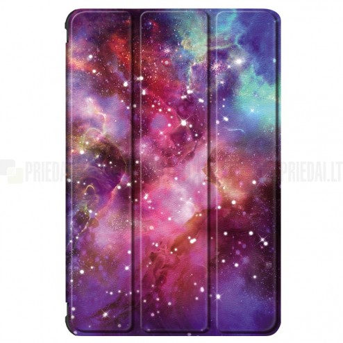 Samsung Galaxy Tab S7 FE 12.4", S7+ 12.4" (T976) „Cosmo“ atvēramais krāsains maciņš