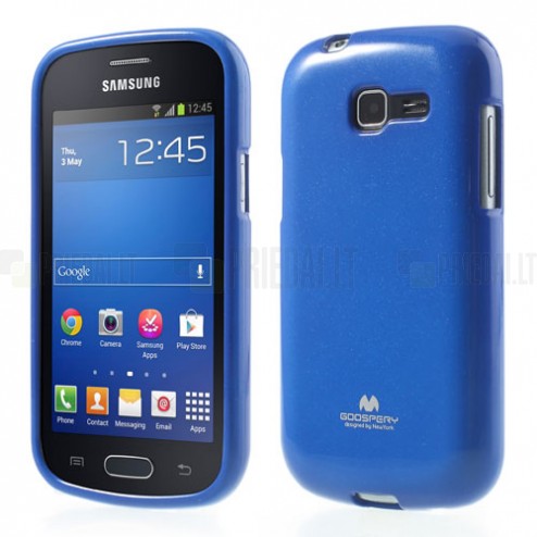 Samsung Galaxy Trend Lite (S7390, S7392) Mercury zils cieta silikona (TPU) apvalks