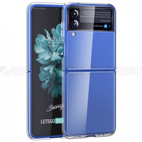 Samsung Galaxy Z Flip3 (F711) plastmasas dzidrs (caurspīdīgs) apvalks