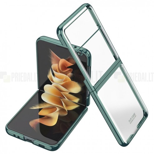 Samsung Galaxy Z Flip3 (F711) GKK dzidrs plastika zaļš apvalks
