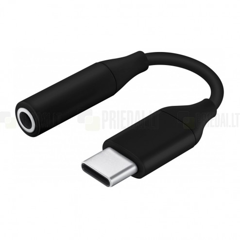 Origināls „Samsung“ USB-C 3.5 mm AUX adapteris melns (UC10J)