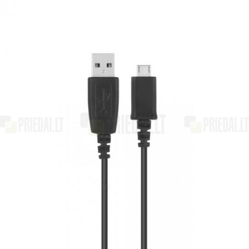 Samsung micro usb ECB-DU28BE melns vads 0,75 m. (origināls)