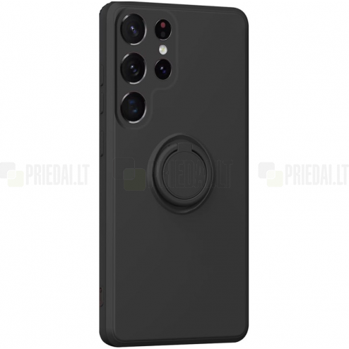 Google Pixel 4A „Kickstand“ pastiprinātas aizsardzības melns apvalks